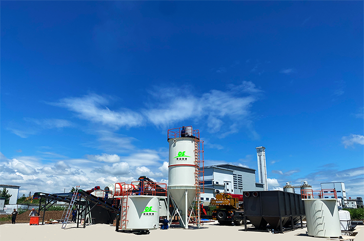 山東某土壤淋洗修復(fù)項目現(xiàn)場