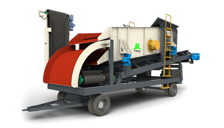 輪胎式移動棒條篩