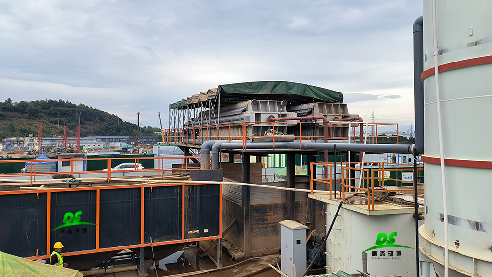 德森含油污染土壤熱洗設(shè)備應(yīng)用現(xiàn)場(chǎng)