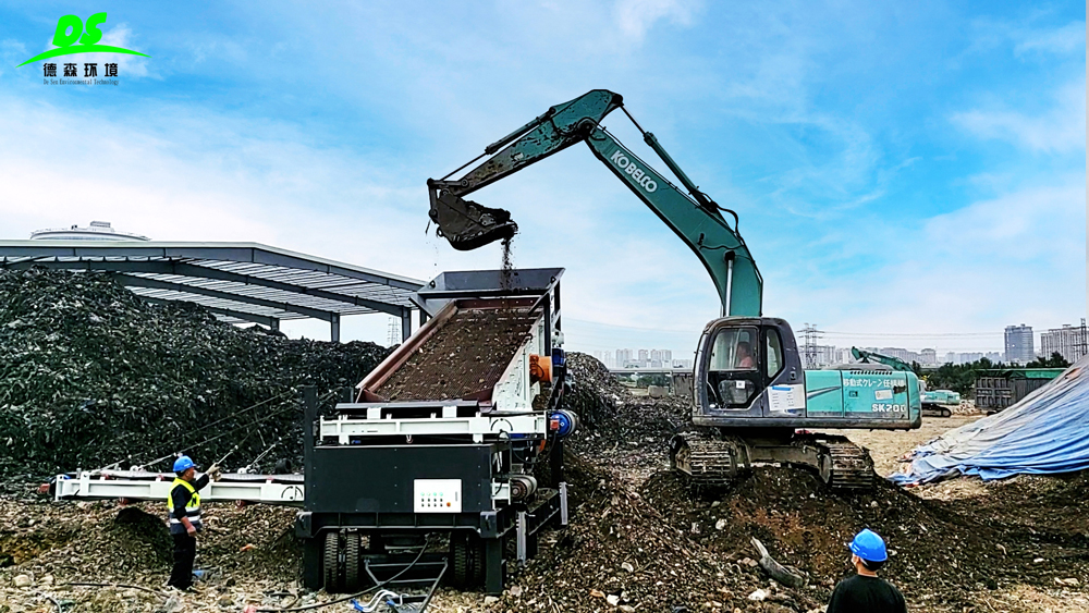 德森環(huán)境篩分車：靈動(dòng)分級(jí)，為固廢治理提速