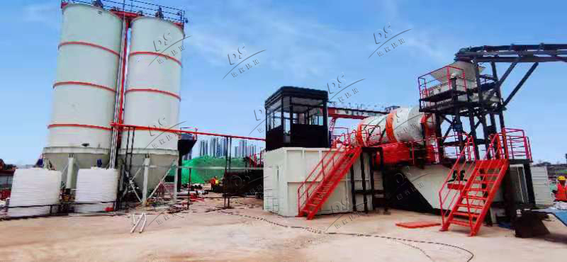 污染土壤淋洗修復(fù)現(xiàn)場(chǎng)