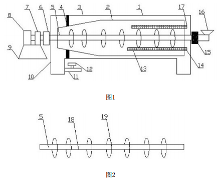 礦山尾礦污泥脫水設(shè)備整體結(jié)構(gòu)示意圖
