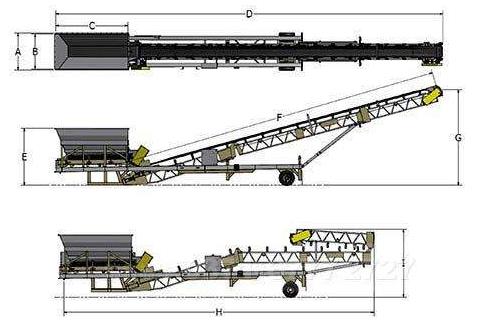 皮帶輸送機結(jié)構(gòu)圖