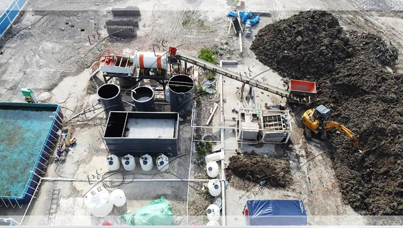 污染場(chǎng)地修復(fù)現(xiàn)場(chǎng)